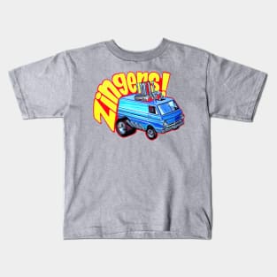 Zingers Hot Wheels Retro Design Kids T-Shirt